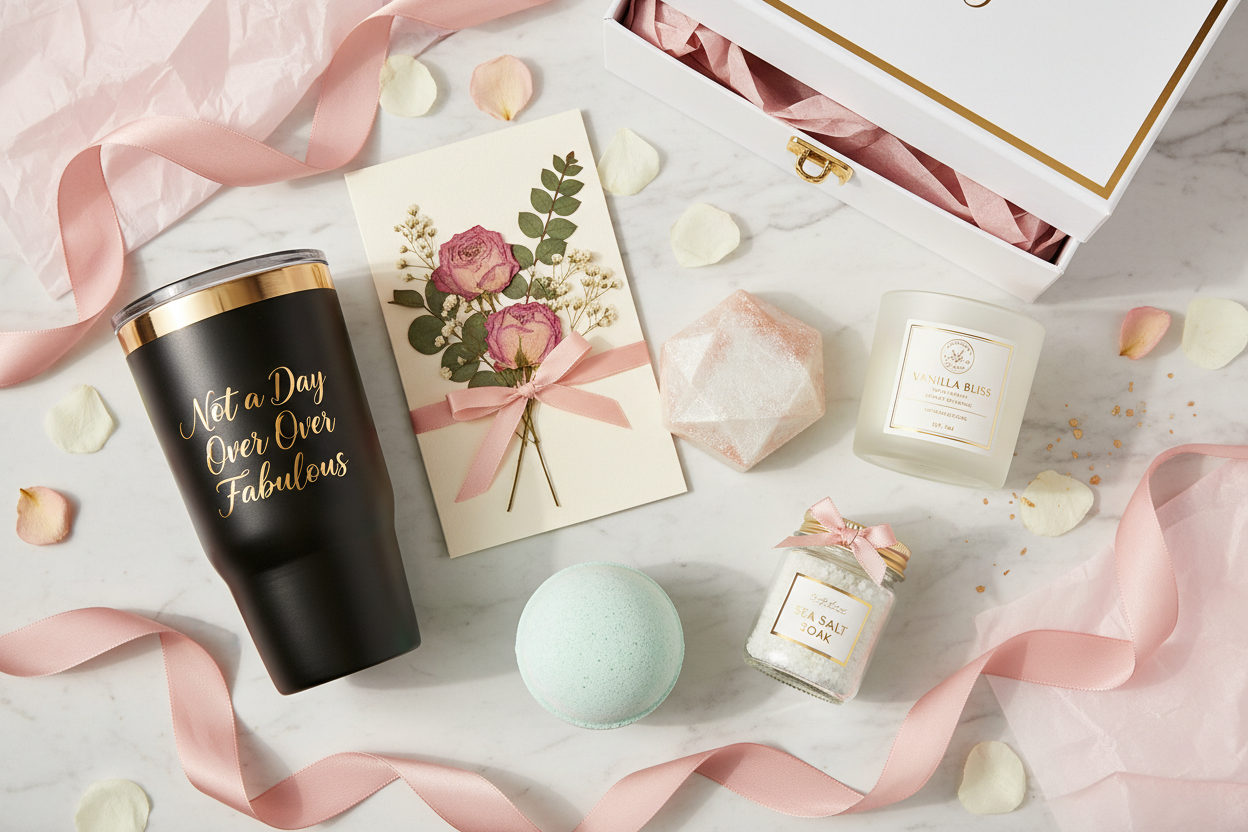 Mothers Day Gifts for Mom Wife, Birthday Gifts for Women Sister Best Friend Daughter Her, Relaxing Spa Gift Basket Set, Unique Coworker Teacher Nurse Gift Ideas for Women